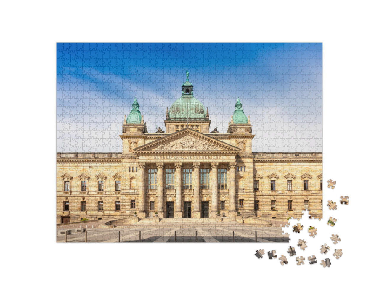 High Court, City of Leipzig, Saxony, Germany... Jigsaw Puzzle with 1000 pieces