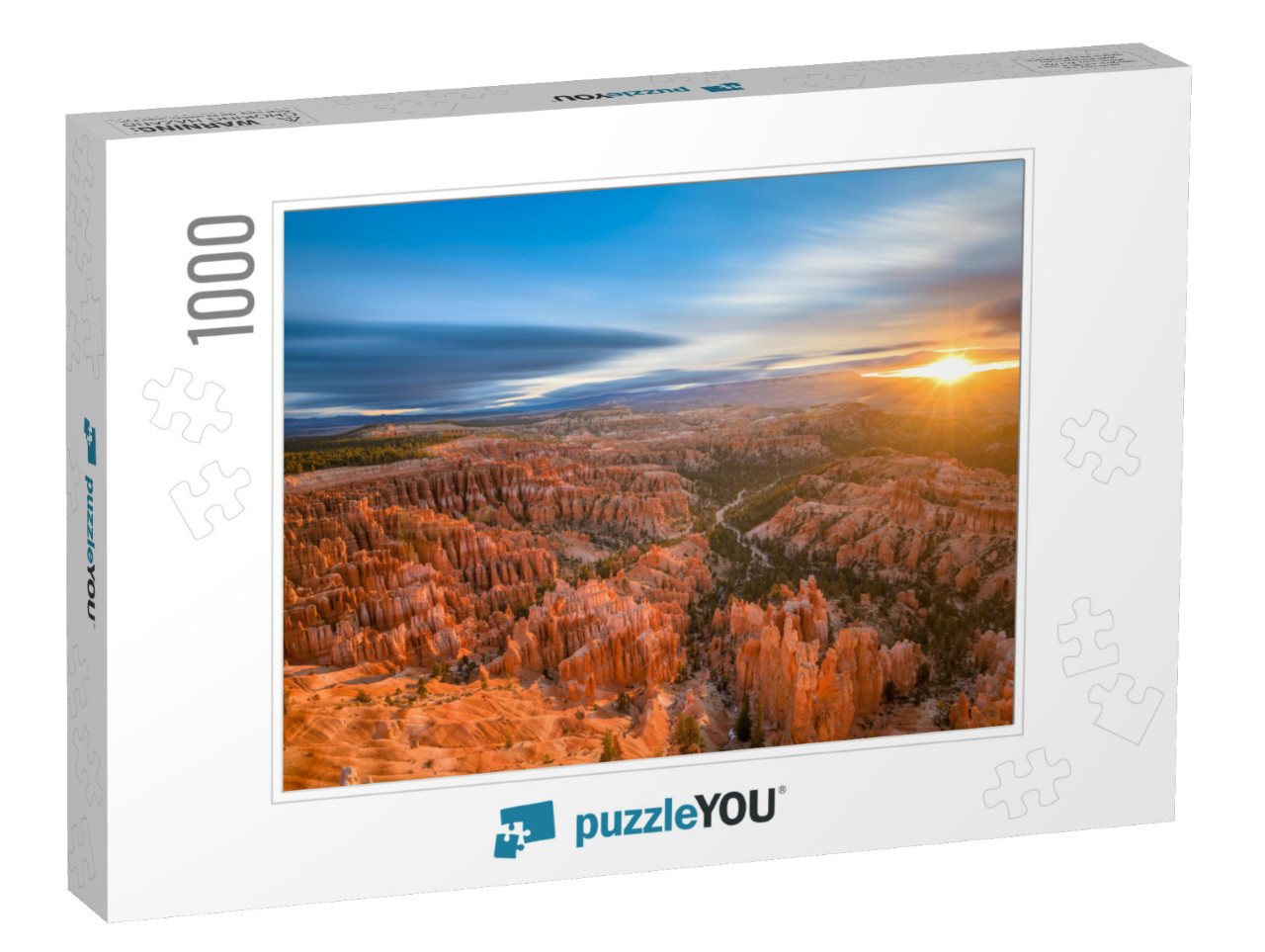 Bryce Canyon National Park, Utah, USA At Dawn... Jigsaw Puzzle with 1000 pieces