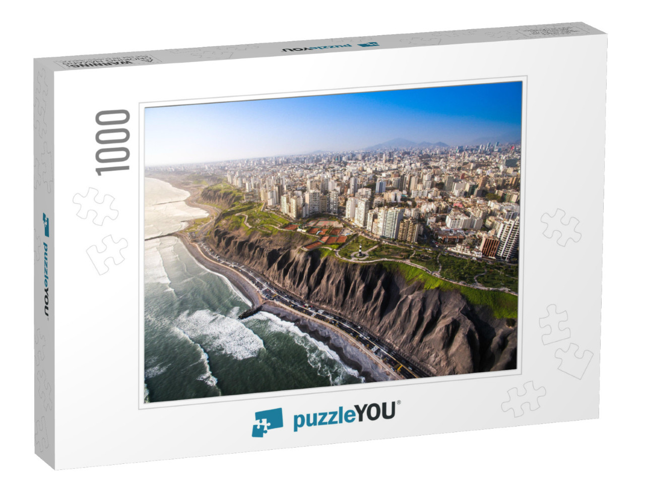 Lima, Peru Panoramic View of Lima from Miraflores... Jigsaw Puzzle with 1000 pieces