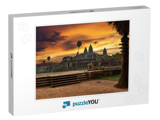 Angkor Wat At Sunset... Jigsaw Puzzle