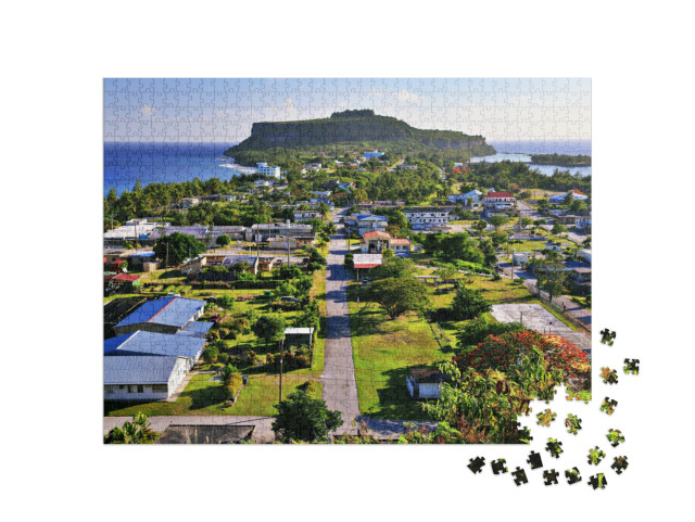 View of Song Song Village from the Observatory Rota, Nort... Jigsaw Puzzle with 1000 pieces