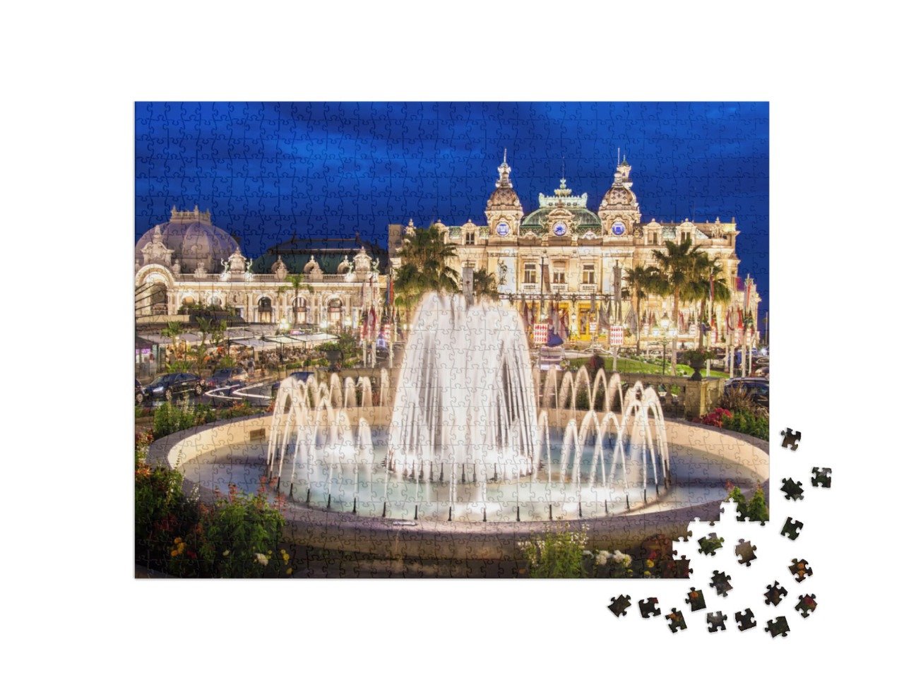 The Monte Carlo Casino, Gambling & Entertainment Complex... Jigsaw Puzzle with 1000 pieces