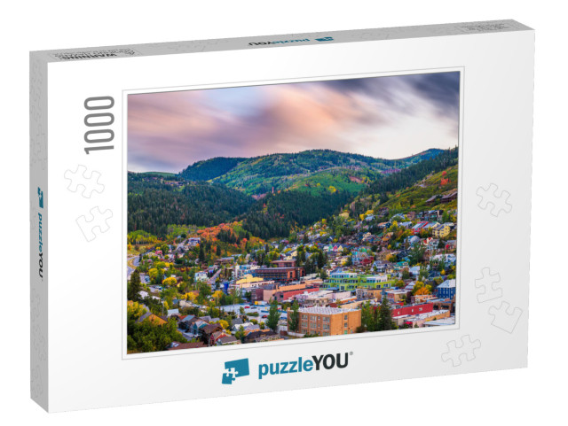 Park City, Utah, USA Downtown in Autumn At Dusk... Jigsaw Puzzle with 1000 pieces