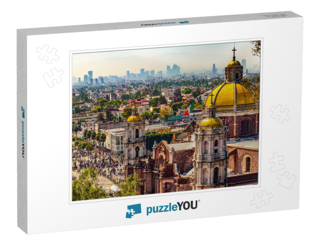 Mexico. Basilica of Our Lady of Guadalupe. Cupolas of the... Jigsaw Puzzle