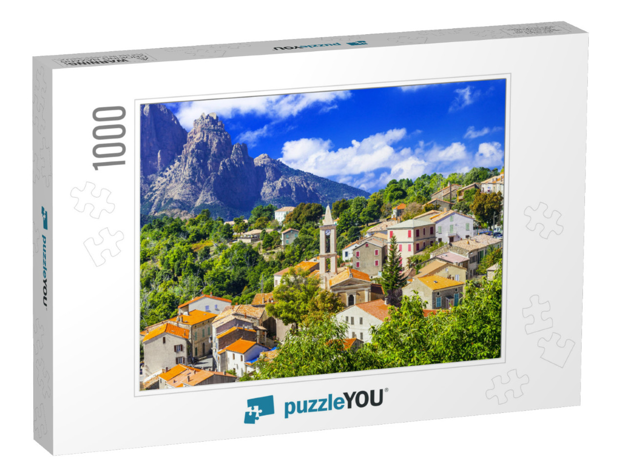 Evisa -Pictorial Mountain Village in Corsica... Jigsaw Puzzle with 1000 pieces