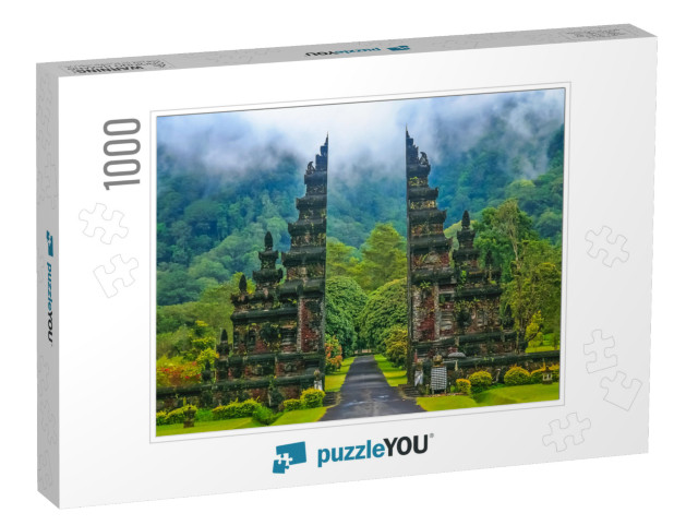 Gates to One of the Hindu Temples in Bali in Indonesia... Jigsaw Puzzle with 1000 pieces