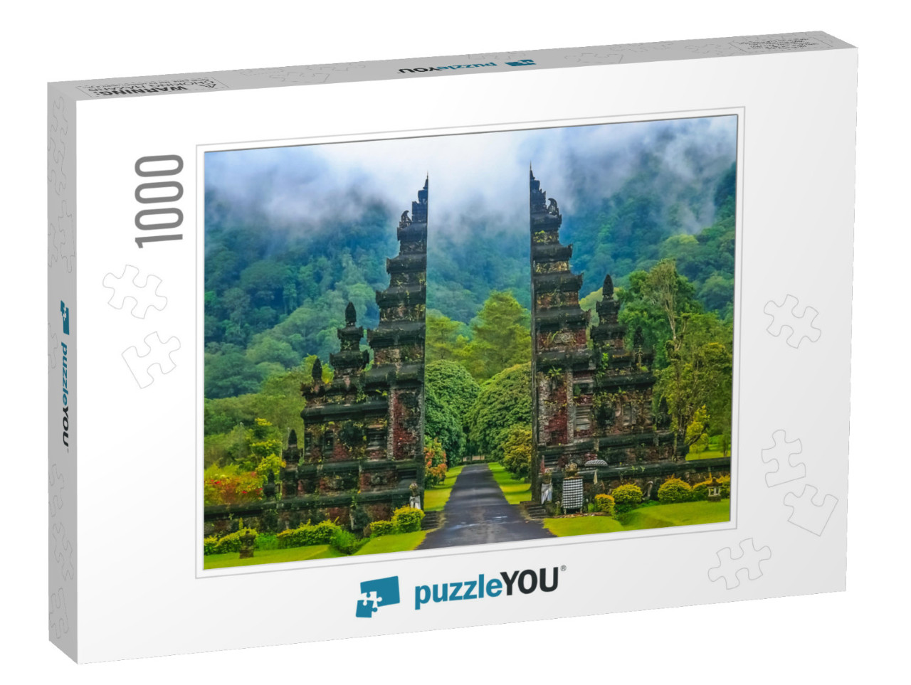 Gates to One of the Hindu Temples in Bali in Indonesia... Jigsaw Puzzle with 1000 pieces