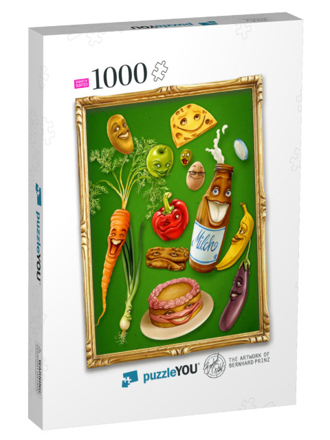 Cartoon Culinary Delights Jigsaw Puzzle