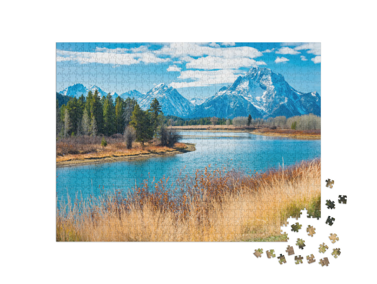 Grand Teton National Park, Wyoming, United States of Amer... Jigsaw Puzzle with 1000 pieces