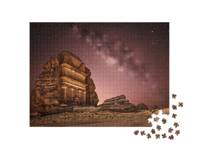 Galaxy Milky Way At Saudi Arabia... Jigsaw Puzzle with 1000 pieces