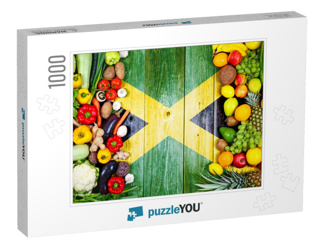 Fresh Fruits & Vegetables from Jamaica... Jigsaw Puzzle with 1000 pieces