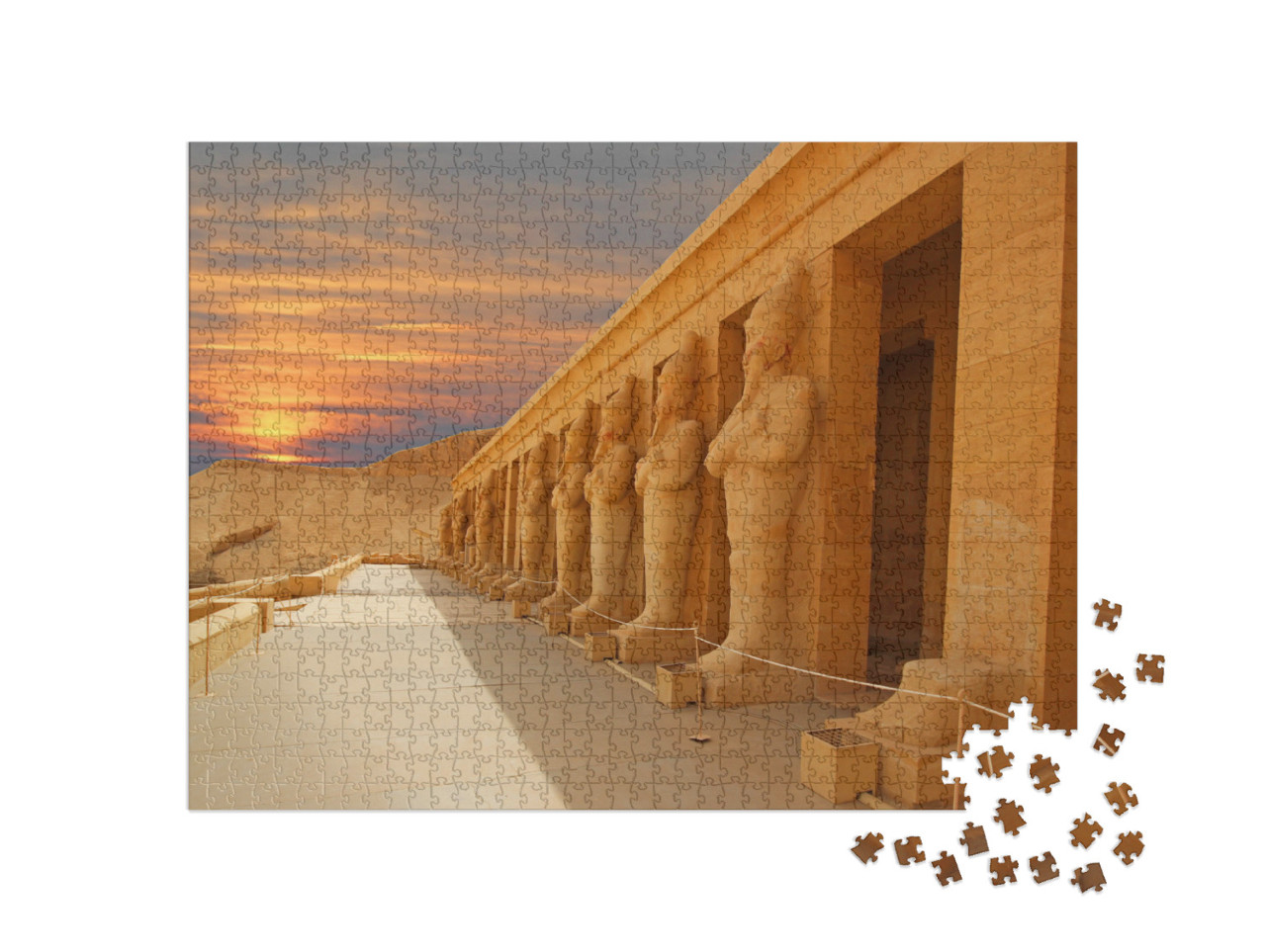 Valley of Kings, in Luxor Ancient Thebes West Bank, Egypt... Jigsaw Puzzle with 1000 pieces