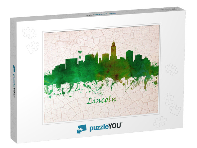 Lincoln City Nebraska Skyline... Jigsaw Puzzle