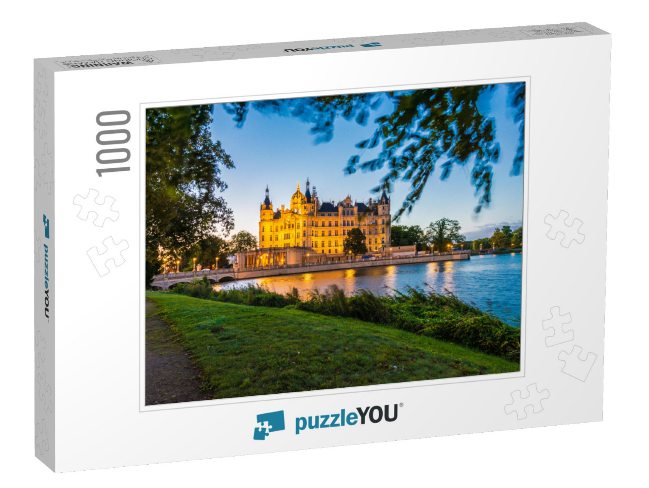 Schwerin Palace, or Schwerin Castle Schweriner Schloss, L... Jigsaw Puzzle with 1000 pieces