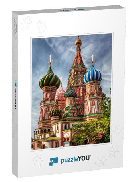 St. Basil Cathedral of the Protection of the Virgin on th... Jigsaw Puzzle