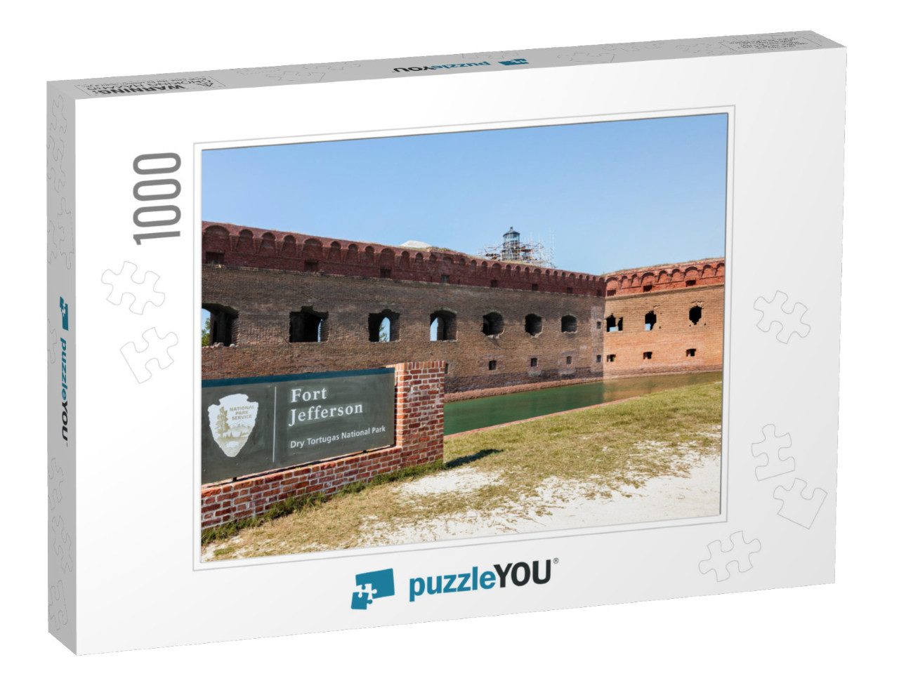 A View of Fort Jefferson, Dry Tortugas National Park, Flo... Jigsaw Puzzle with 1000 pieces