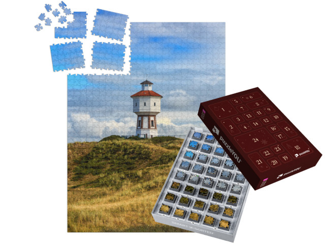 A Lighthouse At the Island of Langeoog, Lower Saxony, Ger... | Jigsaw Puzzle Advent Calendar