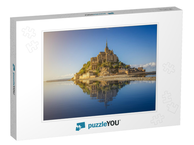 Beautiful Panoramic View of Famous Le Mont Saint-Michel T... Jigsaw Puzzle