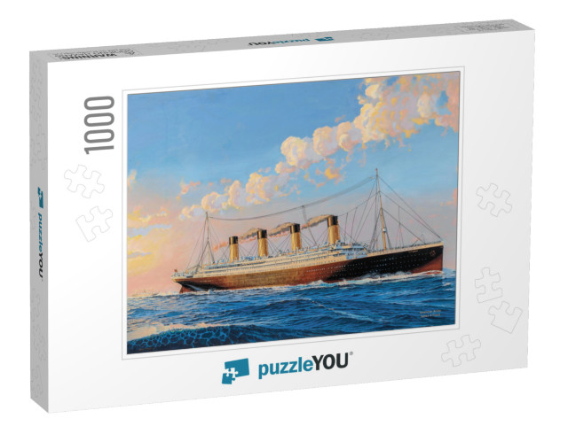 Titanic Sunrise on the morning of April 11th, 1912 Jigsaw Puzzle with 1000 pieces