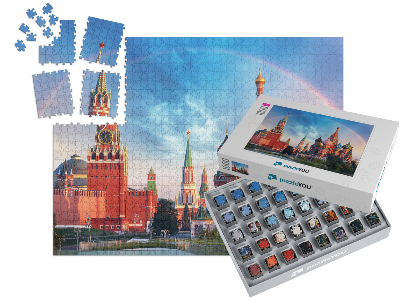 Moscow - Panoramic View of the Red Square with Moscow Kre... | SMART SORTED® | Jigsaw Puzzle with 1000 pieces