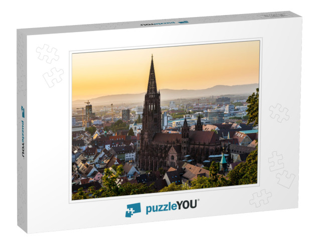 Germany, Black Forest City Freiburg Im Breisgau in Baden... Jigsaw Puzzle