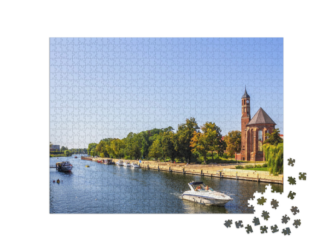 Historical City of Brandenburg Havel, Germany... Jigsaw Puzzle with 1000 pieces