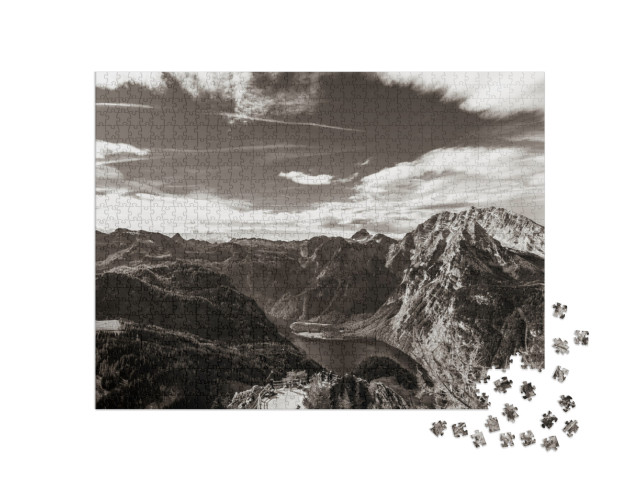 Beautiful Mountain Views Seen from the Jennerberg Berchte... Jigsaw Puzzle with 1000 pieces