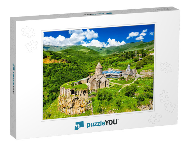 Aerial View of Tatev Monastery. UNESCO World Heritage in... Jigsaw Puzzle