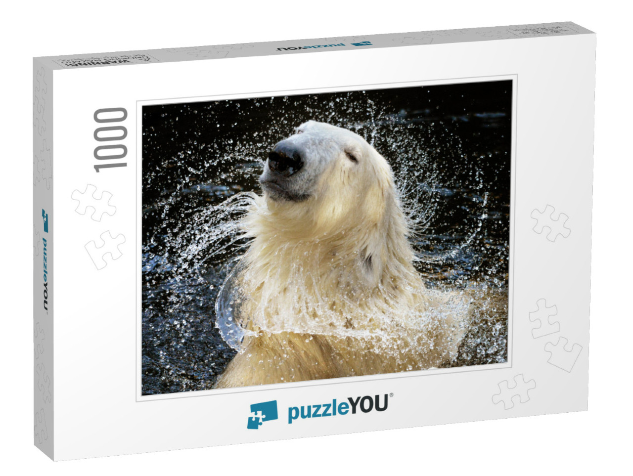 Because I'm Worth It!, a Portrait of Polar Bear Who Appea... Jigsaw Puzzle with 1000 pieces