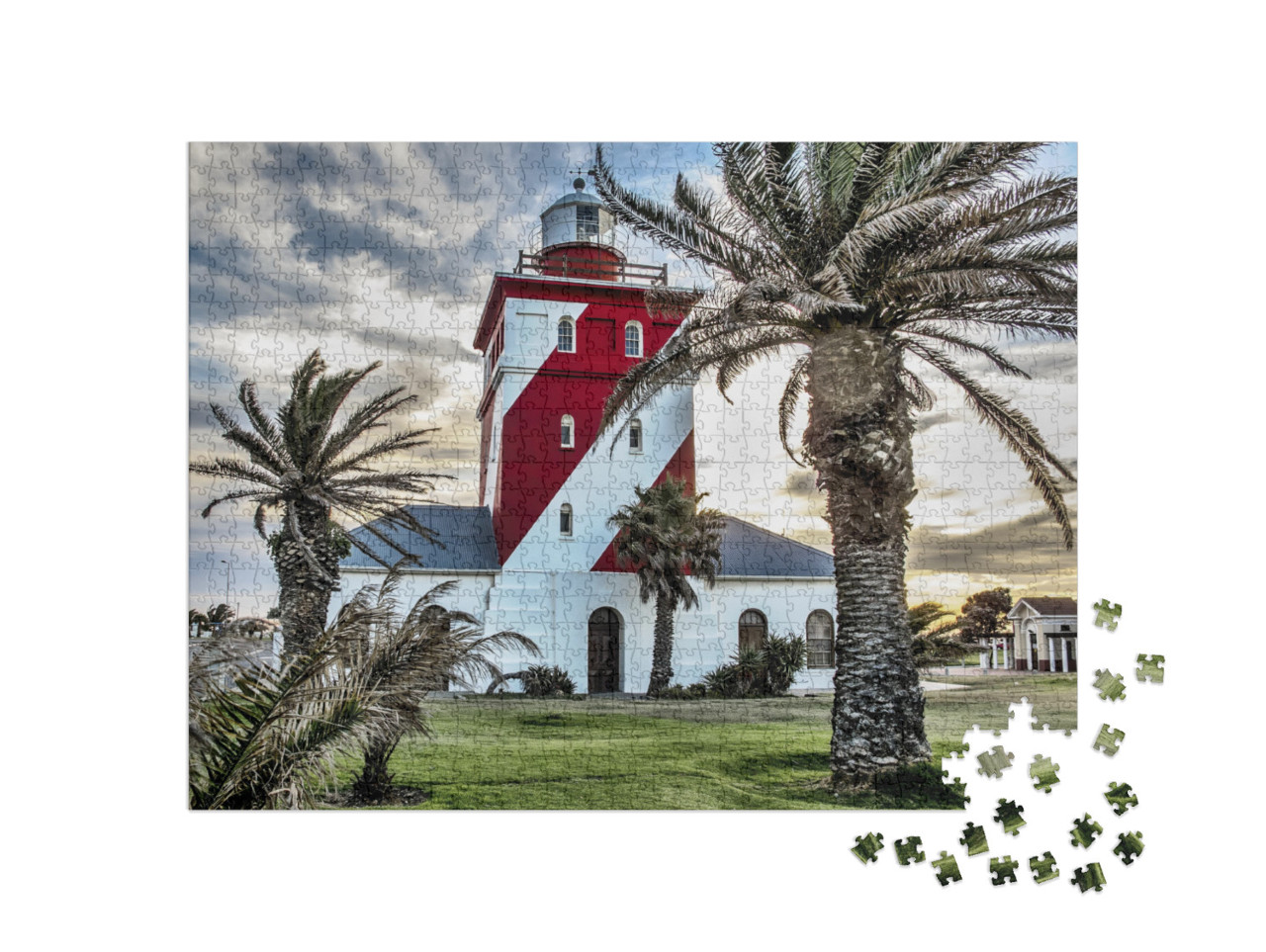 Green Point Light House in Cape Town... Jigsaw Puzzle with 1000 pieces