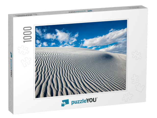 Sand Ripples in the Dunes At White Sands National Monumen... Jigsaw Puzzle with 1000 pieces