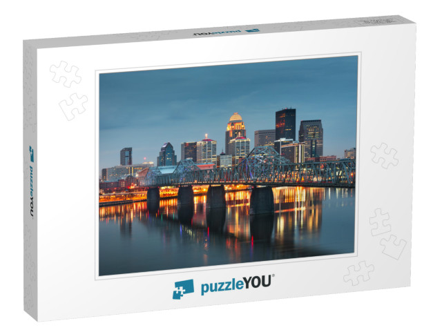 Louisville, Kentucky, USA Downtown Skyline on the Ohio Riv... Jigsaw Puzzle