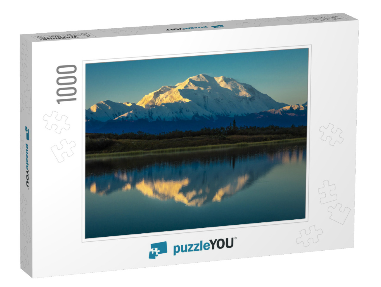 August 30, 2016 - Mount Denali At Wonder Lake, Previously... Jigsaw Puzzle with 1000 pieces