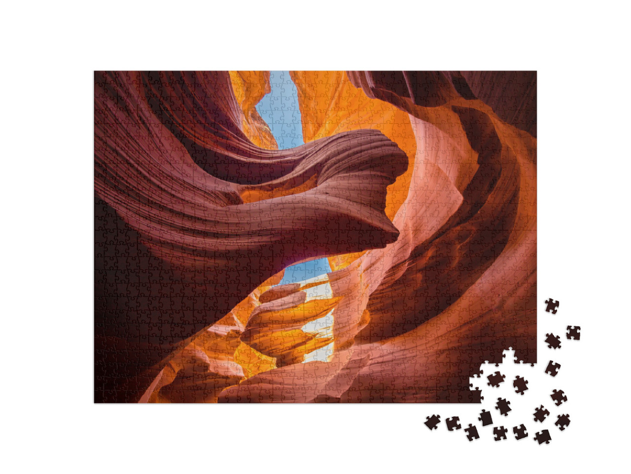 Beautiful Wide Angle View of Amazing Sandstone Formations... Jigsaw Puzzle with 1000 pieces