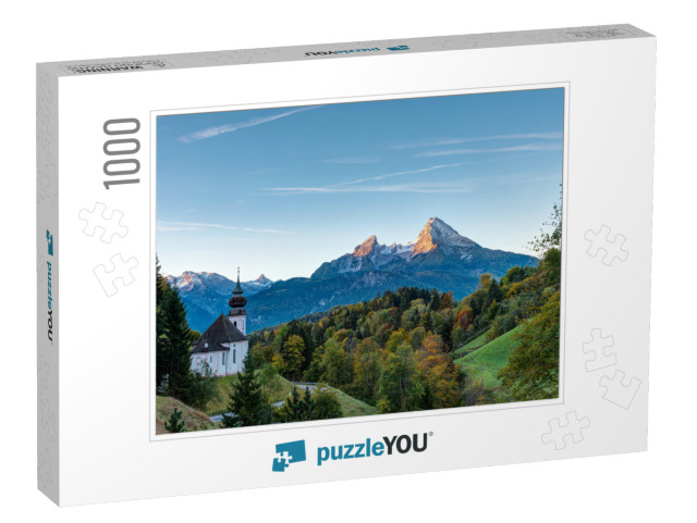 Nice Autumn Morning in Bavaria with the Small Maria Gern... Jigsaw Puzzle with 1000 pieces