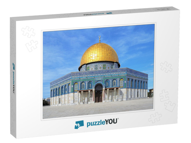 Dome of the Rock Mosque on the Temple Mount in Jerusalem... Jigsaw Puzzle