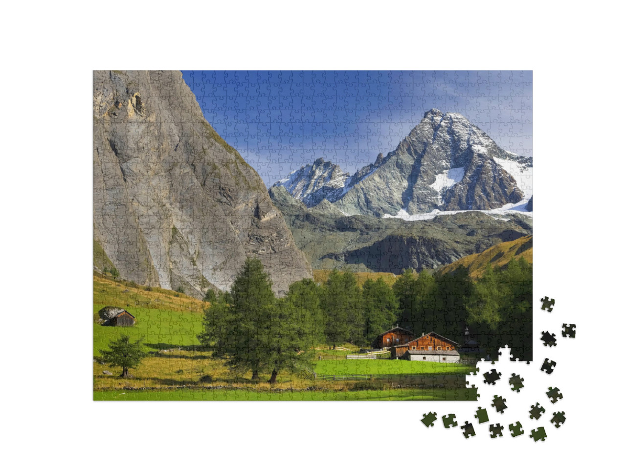 Grossglockner Peak 3798m, Hohe Tauern National Park, Aust... Jigsaw Puzzle with 1000 pieces