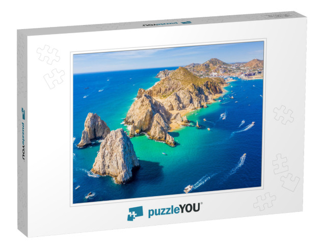 Aerial View of Lands End & the Arch of Cabo San Lucas, Ba... Jigsaw Puzzle