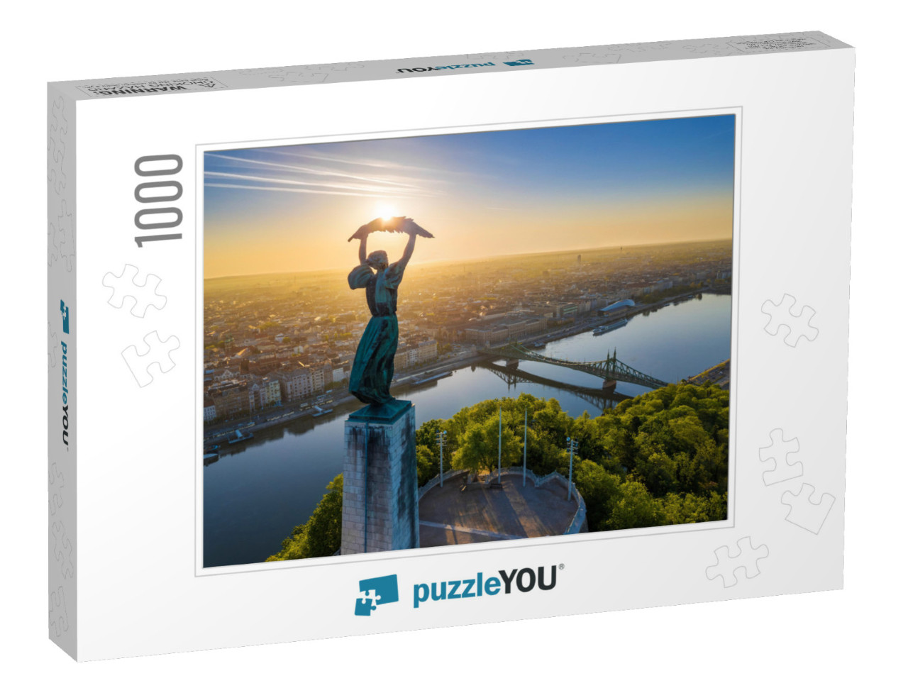 Budapest, Hungary - Aerial View of the Beautiful Hungaria... Jigsaw Puzzle with 1000 pieces