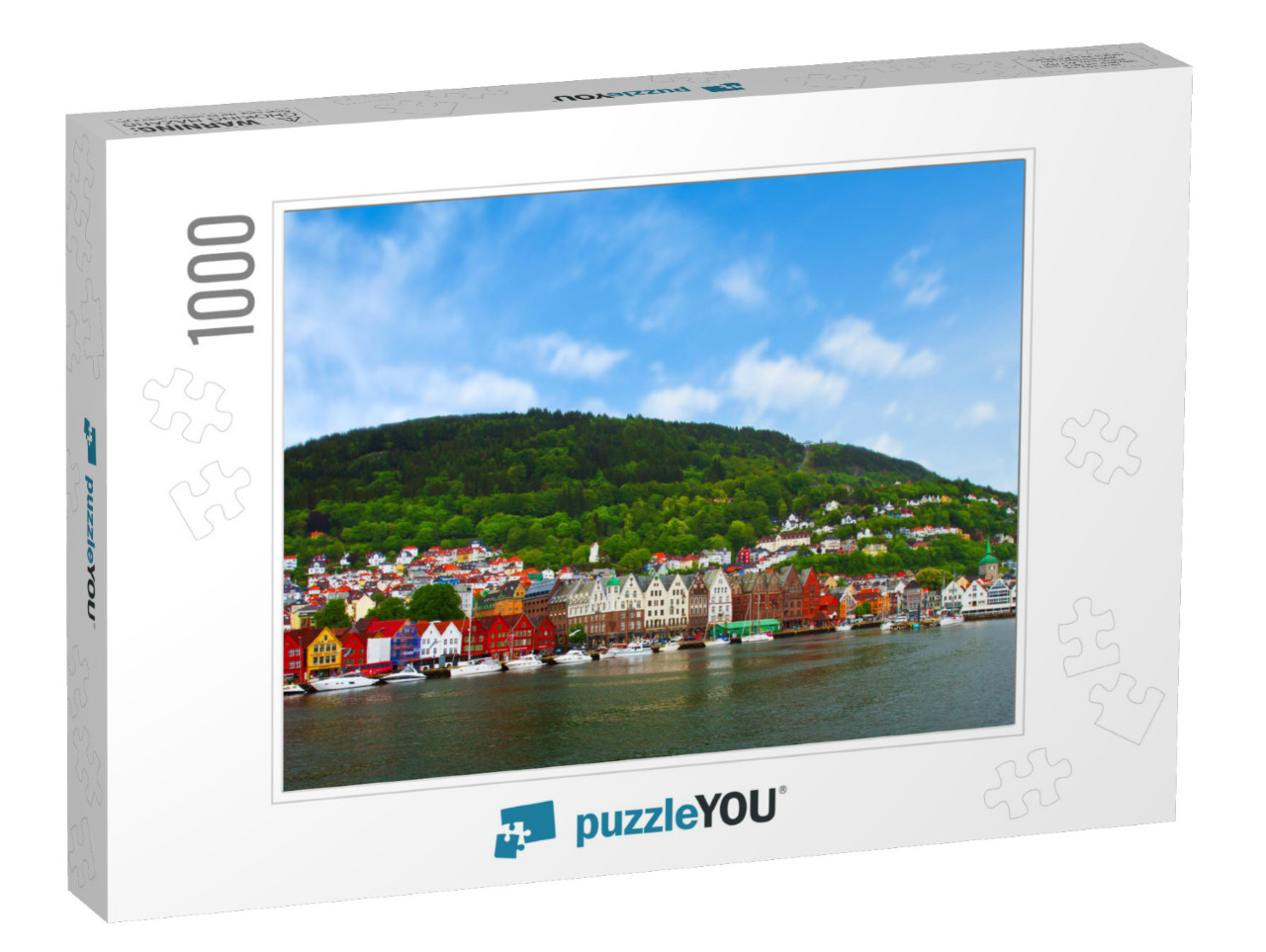 City of Bergen, Norway... Jigsaw Puzzle with 1000 pieces