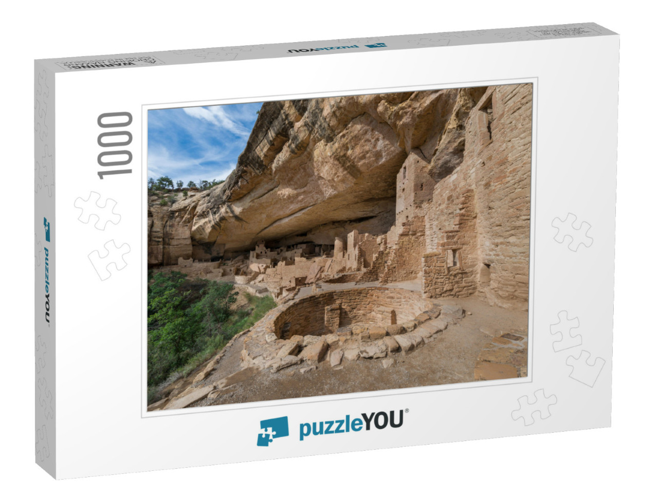 Cliff Palace At Mesa Verde National Park in Mesa Verde, C... Jigsaw Puzzle with 1000 pieces