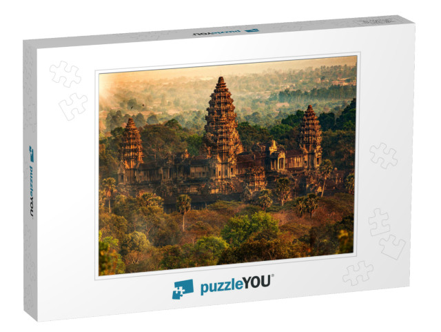 Amazing View Down from Angkor Tom on Late Evening/ Angkor... Jigsaw Puzzle