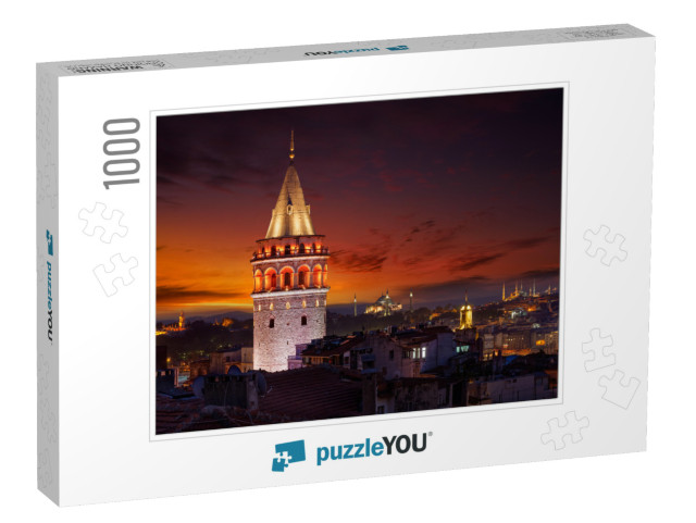 Galata Tower... Jigsaw Puzzle with 1000 pieces