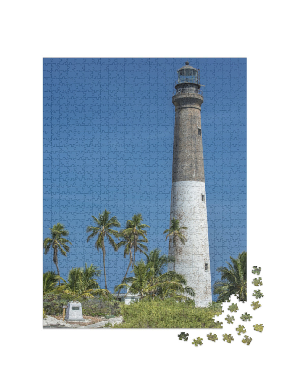 Close-Up Image of a Dry Tortugas Lighthouse... Jigsaw Puzzle with 1000 pieces