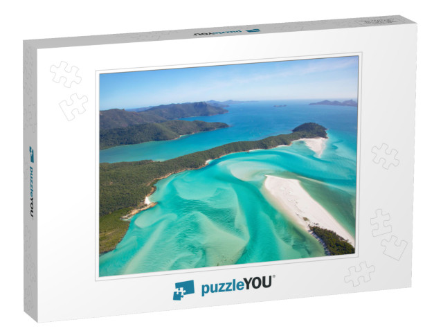 Whitehaven Beach in the Whitsundays Australia... Jigsaw Puzzle