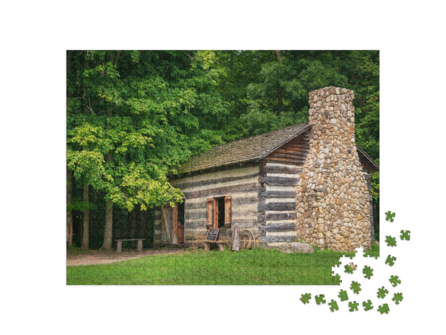 Historic Farm Buildings At Ohio's Only National Park, Cuy... Jigsaw Puzzle with 1000 pieces