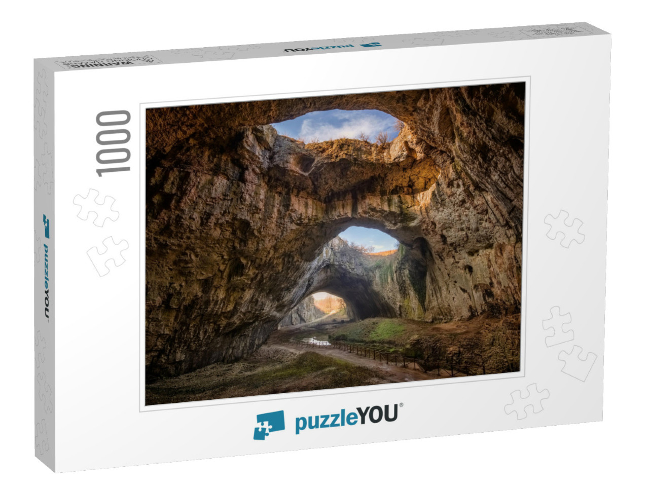 The Cave. Magnificent View of the Devetaki Cave, Bulgaria... Jigsaw Puzzle with 1000 pieces