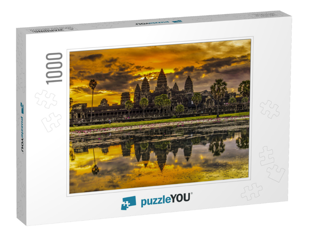 Angkor Wat in Cambodia During Sunrise... Jigsaw Puzzle with 1000 pieces