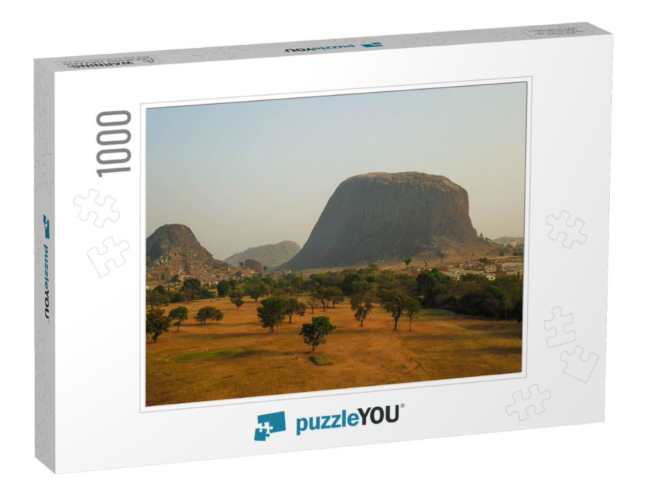 Scenic Landscape View of Zuma Rock Niger State Nigeria... Jigsaw Puzzle with 1000 pieces