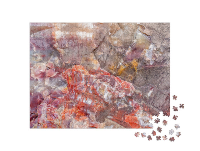 Petrified Trees Within the Petrified Forest National Park... Jigsaw Puzzle with 1000 pieces